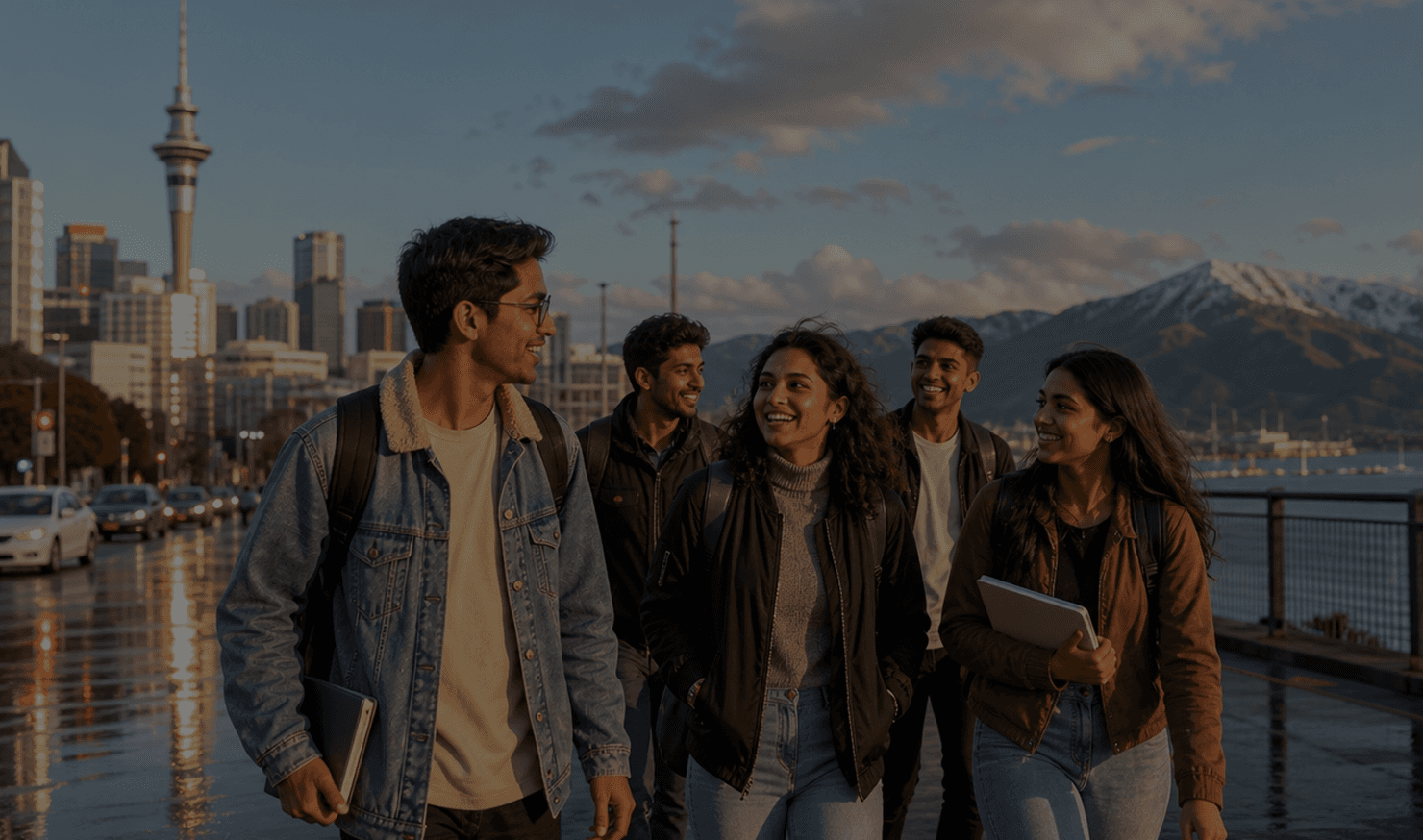 Students in Auckland